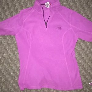 Purple North face fleece